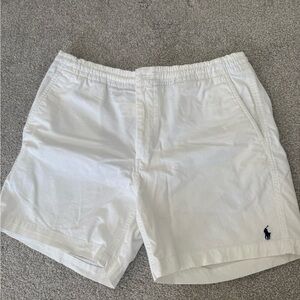 Polo by Ralph Lauren White Men's Flat Front Shorts